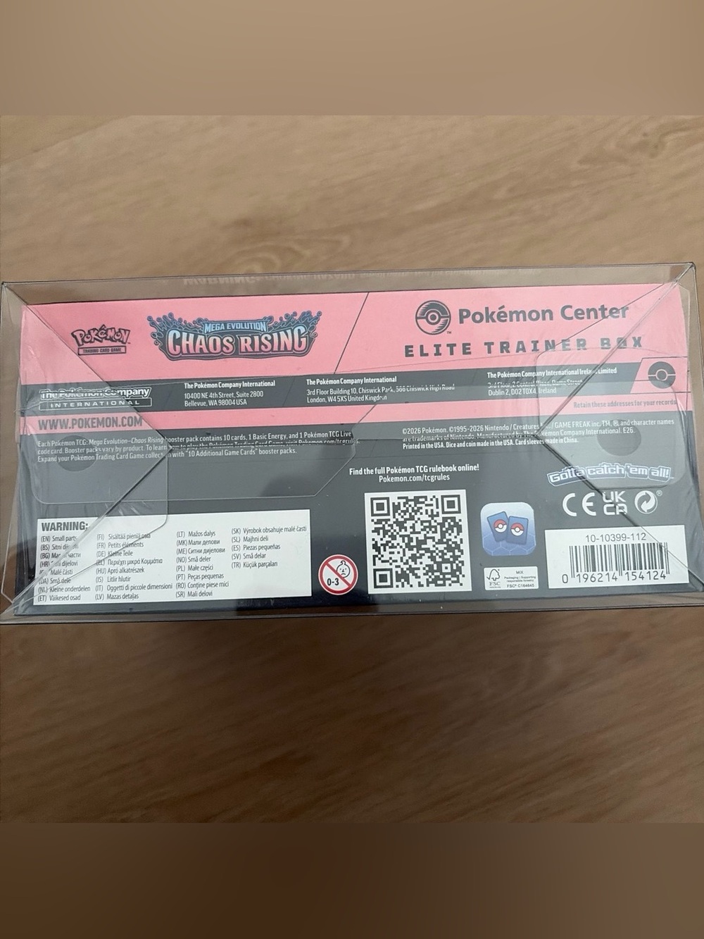 Pokemon Center Chaos Rising ETB / New - Picture 5 of 8